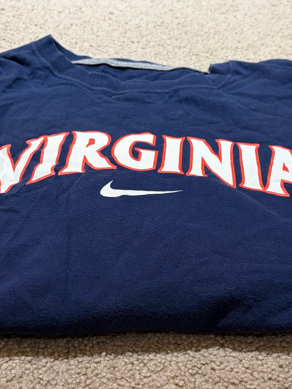 Men’s Nike Navy Virginia long sleeve XL  T-shirt